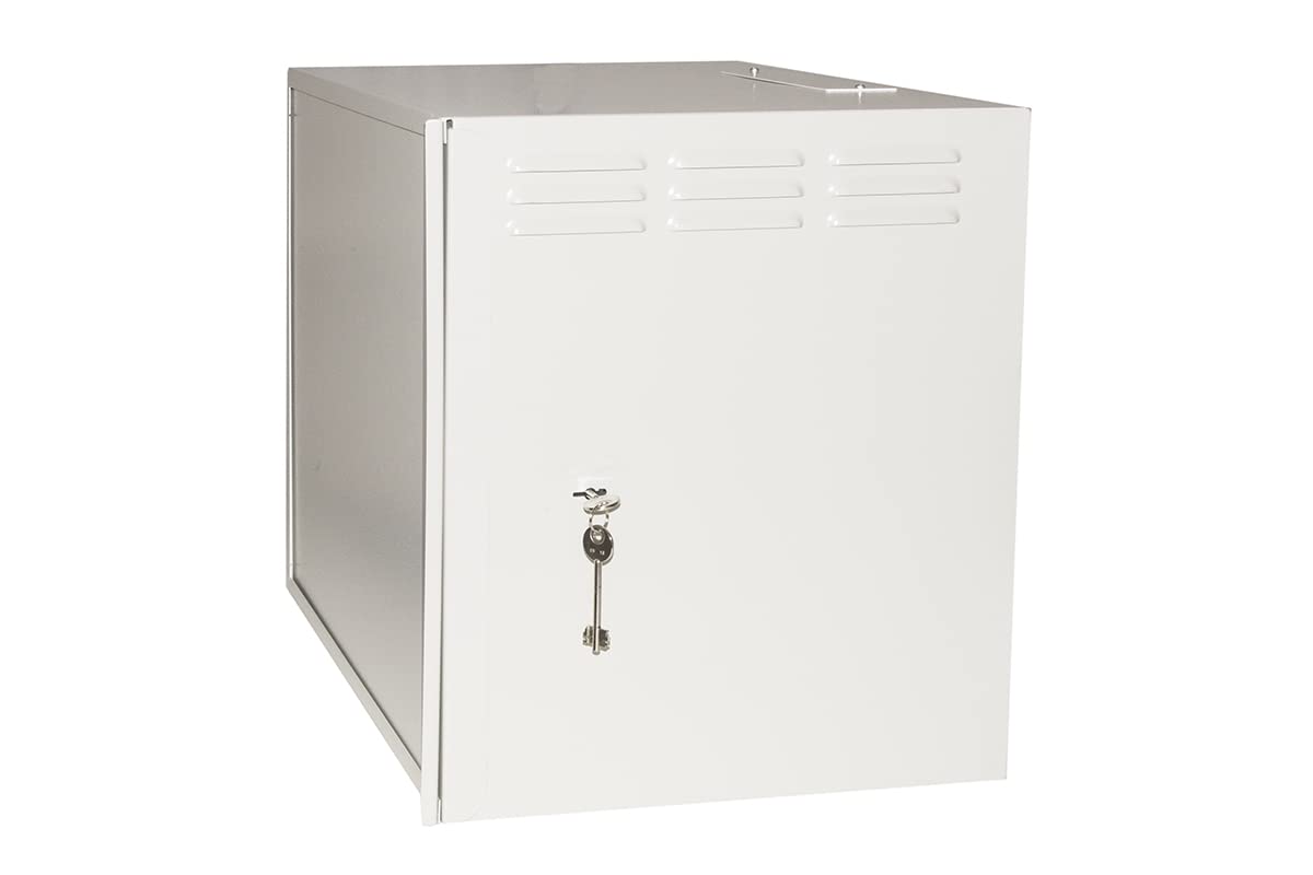 LINK Armadio Rack 19" 6U Porta in Ferro Antivandalismo con Serratura Antieffrazione, dimensione cm. 40x56x33