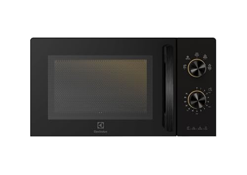 Electrolux UltimateTaste 300 EMM20K22B - Freestanding Analog Microwave Oven 20L capacity 800W 5 programs black colour