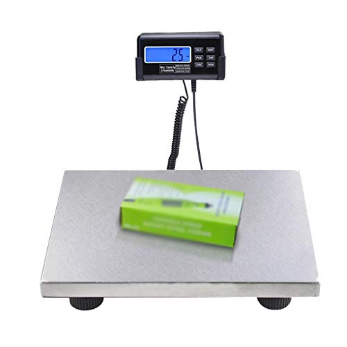 Báscula digital para paquetería con plataforma de acero inoxidable