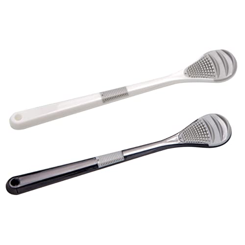 Vaguelly Tongue Scrubbers Tongue Cleaning for Adults Wide Brush Head Oral Brush