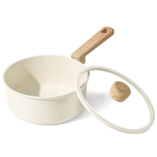 CAROTE �J���[�e �Ў��20cm �W�t�� IH�Ή� �~���N�p�� PFOA PFOS�t���[ �}�[�u���R�[�e�B���O �������ɂ����􂢂₷�� �\�[�X�p�� �����H �� ��l�� �g���� �ϕ� ��N�ۏ� �x�[�W��