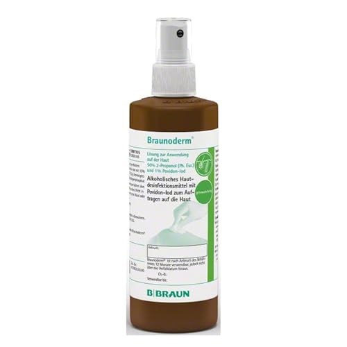 Braunoderm Desinfectante para la piel, sin teñir, 1000 ml de volumen