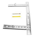 TOMETURE Soporte para Calentador de Agua Eléctrico Cilíndrico, Montaje para Pared Hueca, Acero de 3 Mm Grosor, Diseño Tipo Pórtico, Soporte Metálico para Termo Eléctrico Vertical, 1 Unidad