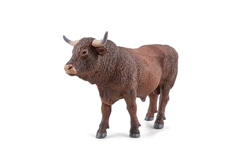 Papo - Realistic Salers Bull Figure - Ages 3+ - Farm Life Collection - Educational Play Farm Animals - Gift Idea Toy for Girls and Boys - Image 4