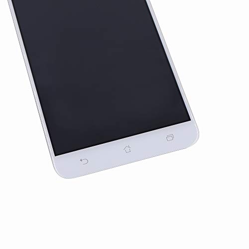 Image of LCD Screen Display with Digitizer Touch Panel Without Bezel Frame Compatible with Asus Zenfone Live ZB501KL Zenfone 3 Go(White)