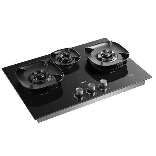 ROBAM 30" Gas Cooktop 7B7H30 with 3 FireCube Brass Burners