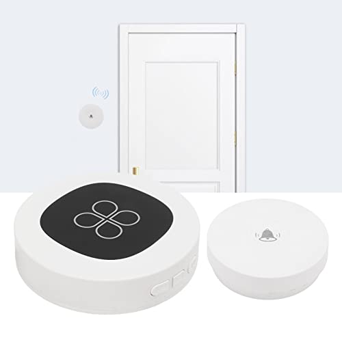 Campainha Sem Fio, Campainha Conveniente de 4 Sons Sem Bateria para Casa (Plugue UE)