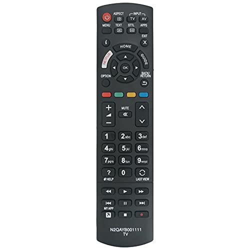 ALLIMITY N2QAYB001111 Sub N2QAYB001115 Reemplazo de Mandos a Distancia por Panasonic Viera LCD LED TX-65EX600B TX-49EX633E TX-49EX580B TX-49EX600B TX-49EX600E TX-75EXW784 TX-40EX703E TX-43EXW754