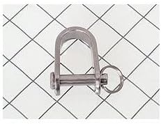 Schaefer Marine: D Shackle, 1/4" (6mm) Pin