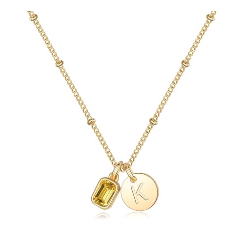 M MOOHAM �C�j�V�����a���΃l�b�N���X �����ւ̃M�t�g - 14K�S�[���h���b�L�f�B�X�N���^�[�l�b�N���X �a���΃W���G���[ �p�[�\�i���C�Y�h�M�t�g �����ւ̒a�����M�t�g �� �ޏ��̎o�� �e�F, 16" + 2.5" extender (18.5" t