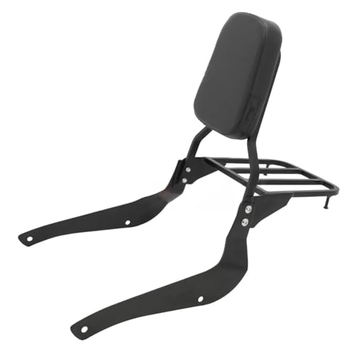Dossier sissy bar moto Suzuki VL800 C50 avec support bagage noir