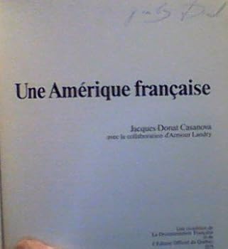 Paperback Une Amerique Francaise [French] Book