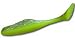 Bass Assassin Walleye Turbo, Treuse Goose, 4-Inch
