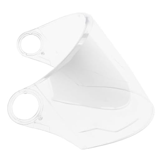 HORIALENCE Visiera per Casco Protettiva Accessorio Anti-Vento per Motociclisti Sostituzione per Casco Visiera Trasparente per Alta Visibilità