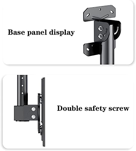 Support TV de plafond inclinable idéal pour regarder la télé au lit