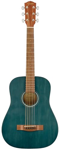 Fender - Guitarra acústica, 6 cuerdas, diestra, color azul (0971170187)