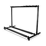 LALAHO 3/5/7/9 Multiple Guitars Stand Foldable Guitar Stand Musical Instruments Display Rack for Studio or Home (9 Holder)