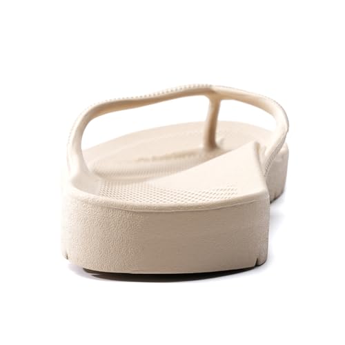 Image of Flip Flops for Women and Men with Arch Support Comfortable Recovery Slide Sandals Slip Resistant Shower Shoes Walking Thong Sandals Lightweight and Soft Footbed Slides Flip Flops