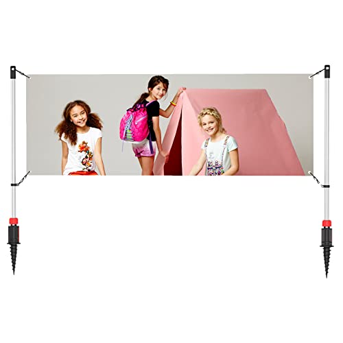 Horizontal Banner Post Stand for 3-10ft banners (Hardware Only)