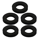 OHPHCALL 5Pcs Soda Maker Sealing Rings 0.74In Carbonized Rubber Gaskets Replacement for Soda Machine Parts and...