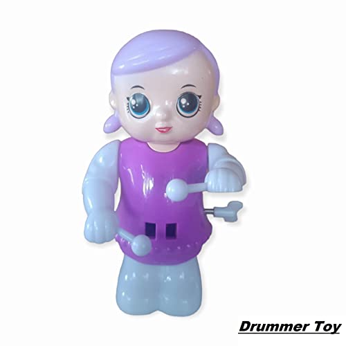 Image of Beany Prv Fashion Key-Operated Cute Drummer Toy For Toddler Kids Birthday Gift Birthday Return Gift Drumming And Dancing Action For Kids (( Baby))