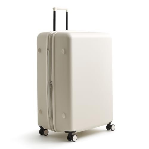 Vera Bradley Women's Hardside Luggage 29 Inch Adair Spinner, Cottage Cream, One Size