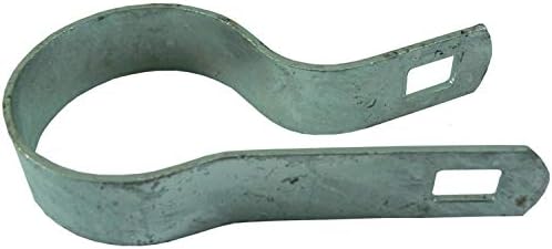 Jake Sales 2-3/8" Tension Band for Chain Link Fence - Use for 2-3/8" Outside Diameter Post/Pipe - Galvanized Chain Link Tension Band
