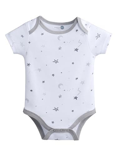 Image of American Baby Company Unisex 3-Pack 100% Cotton Short Sleeve Bodysuit