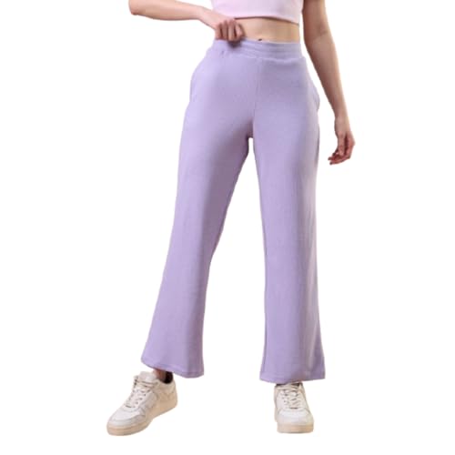 Image of TECHNOSPORT Women's Relaxed Fit Mid Rise Track Pant