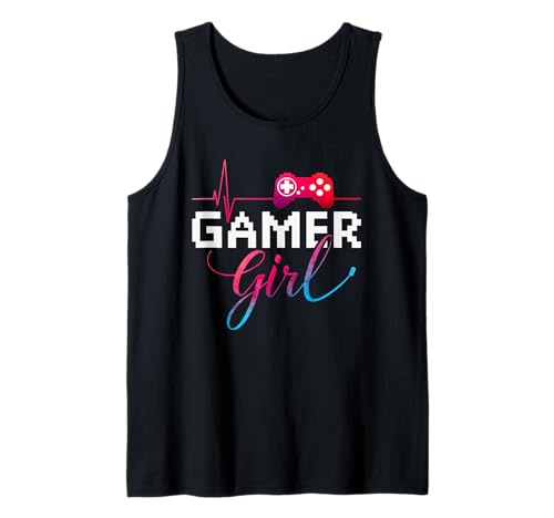 Diseño Gamer Girl Camiseta sin Mangas