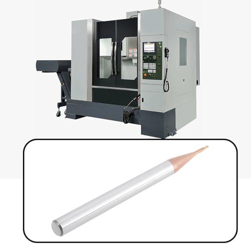 Image of 2Pcs 1.0mm Ball Nose End Mill AlTiN Coated HRC55 Tungsten Carbide for CNC Engraving
