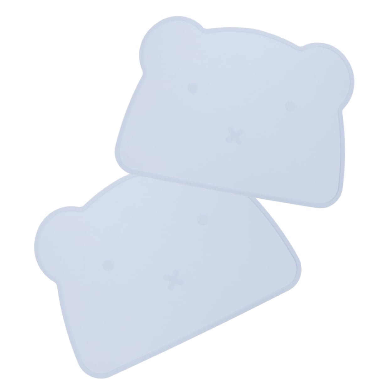 Toddmomy Boys and Girls Silicone Table Mat 2 Pack Non-Slip Insulated Dishwasher Friendly Toddler Dining Mats