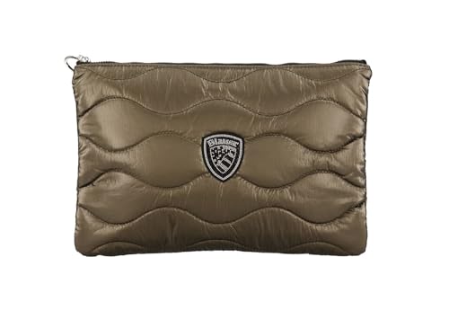 Borsa donna Blauer pochette Flow 03 in nylon trapuntato marrone mud B25BU04 F4FLOW03/SOF Piccola