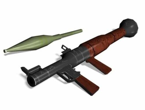 Amazon.com: RPG-7 Rocket Anti-tank Shoulder Laucher Paper Model