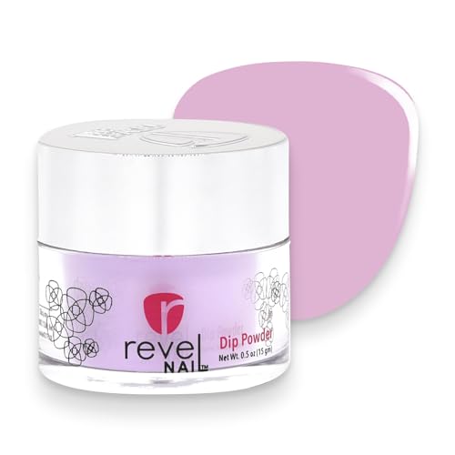 Revel Nail Dip Powder - Lilac Purple Dipping Powder, Long-Lasting Dip Nail Color, Chip & Crack Resistant, No UV Lamp, DIY Manicure For Strong Healthy Nails, Lola image 5