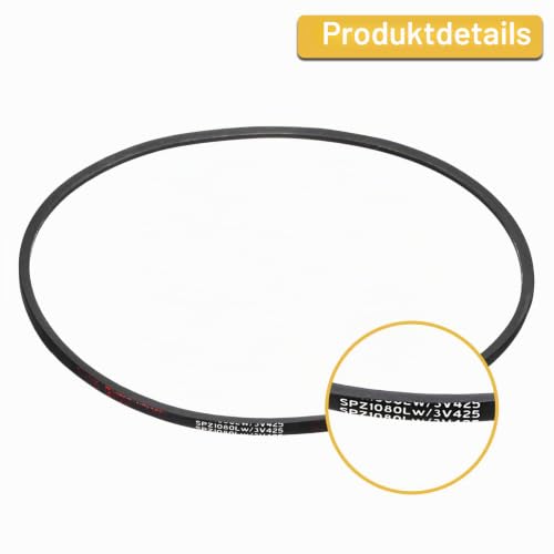 QUARKZMAN SPZ1080 Keilriemen 10 x 1080, Förderbänder aus Gummi für Automotor, Industrielle Ausrüstung, Mechanismus
