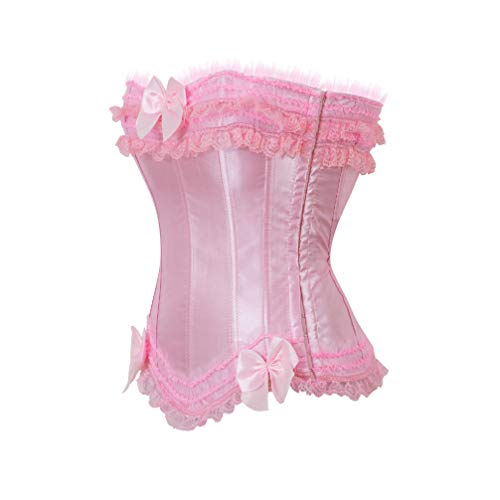 Bustiers gothiques en dentelle pour femme chic avec fermeture éclair pratique