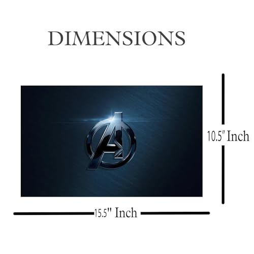 Image of Laptop Skin Stickers HD Quality Sticker for Laptops Upto 15.6 inch (Dustproof|Waterproof|Scratchproof|Reusable) - Avengers BL RON3