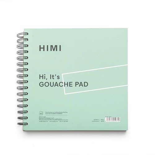 HIMI Gouache Pad, 8.5 * 8.5inch, Green