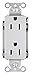 Hubbell Wiring Device-KELLEMS 15A Commercial Environments Receptacle, Gray; Tamper Resistant: No