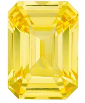 Saphir jaune de 9 carats et 10,25 Ratti véritable de Ceylan AAA++