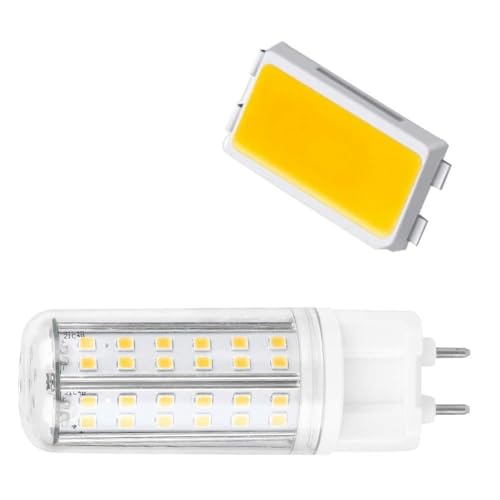Bombillas LED G12, Bombilla LED G12 de 10 Vatios, Luces de Repuesto Incandescentes G12 de 10 W, Bombilla LED de Maíz con Base G12 para Iluminación de Calles, Almacenes y Garajes