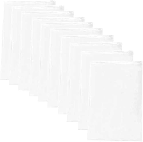 BlingKingdom 10 bolsas de ropa de plástico esmerilado con cierre de cremallera, bolsas de almacenamiento con sello de viaje, con cierre deslizante