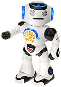 LEXIBOOK- Powerman Robot Educativo Jugar y Aprender (Efectos Luminosos y sonoros), Color Blanco (ROB50PT (Português))