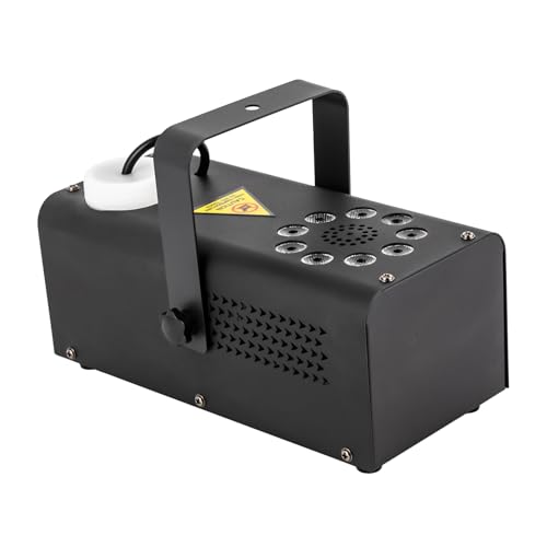 Wulimasun Machine a Fumee,Machine à Brouillard 500w,Machine Brouillard Avec Télécommande Machine a Neige 9 Led Plusieurs Couleurs et 3 Modes,Pour Fêtes,Anniversaire,Mariage,Halloween