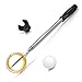 prowithlin Retriever de Balle de Golf Télescopique en Acier Inoxydable pour l'eau avec Outil de Saisie de Putter de Balle de Golf, Accessoires de Golf Cadeau de Golf pour Hommes (1.83)