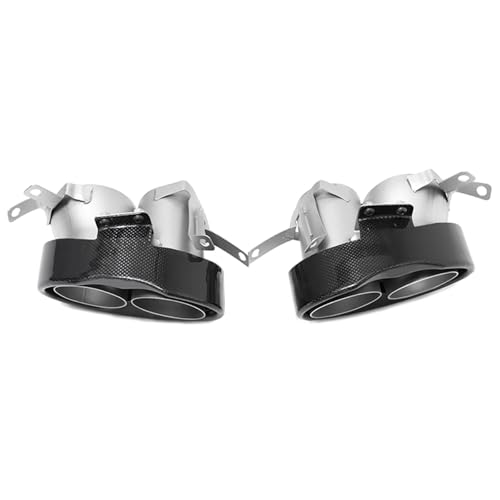 Embout échappement carbone pour Audi S3 S4 S5 S6 S7 RS3 RS4 RS5 RS6 RS7 look brillant de prestige