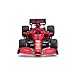 Xiangtat 1:43 2021 SF21 F1 16# Charles Leclerc F1 55# Carlos Sainz Simulation Diecast Alloy F1 Formula Racing Car Model (SF21#16)