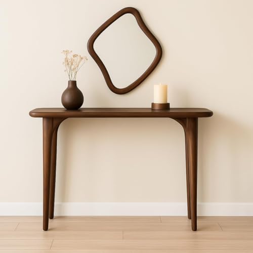Image of 80cm Long Wooden Console Table for Living Room | Side Entrance Table for Home (80 * 30 * 77 Cm)