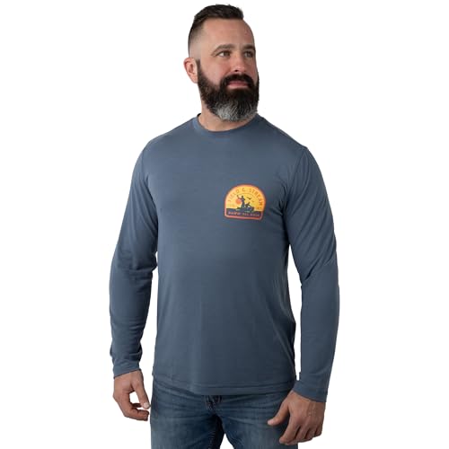 Image of Field & Stream Men's Roll Cast Long Sleeve Performance Tee Shirt with Drirelease